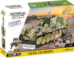 Konstruktorių rinkinys SD.KFZ.124 Wespe, 860 detalių