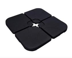 Sodo skėčio stovas NOVELLY HOME, HDPE, spl. juoda, 50x50x7,5 cm, XT3256