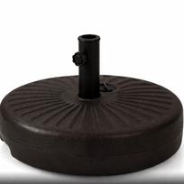 Sodo skėčio stovas NOVELLY HOME, HDPE, spl. tamsiai ruda, 50x50x14/31 cm, XT3271