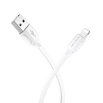USB kabelis Borofone BX19 USB-A to Lightning 1.0m baltas