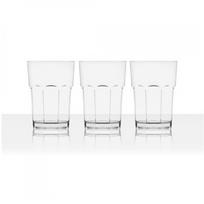 SAN Gėrimų stiklo rinkinys BRUNNER OCTOGLASS 28cl 3pcs