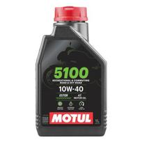 Variklio alyva 4T MOTUL 5100 (1L) 10W40 Pusiau sintetinė 5100 10W40 1L 104066