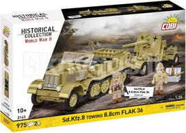 Konstruktorių rinkinys Sd.Kfz.8 su 8,8 cm Flak 36, 975 det.