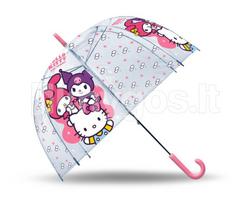 Vaikiškas skaidrus skėtis Hello Kitty