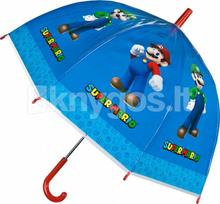 Vaikiškas permatomas rankinis skėtis Super Mario