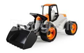 Giga Trucks „Earth Mover“ – žaislinė statybinė mašina, 67 cm, atvira krovimo dėžė