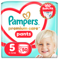 Sauskelnės-kelnaitės Pampers Premium Care Pants, 5 dydis, 50 vnt.