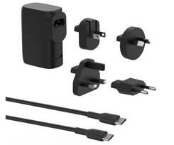Kelioninis įkroviklis Belkin BoostCharge Hybrid, USB Type C/1 x USB 2.0 Type-A, juoda sp., 25 W