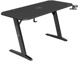 Žaidimų stalas SENSE7 Nomad Classic, 140 cm x 60 cm, 75 cm, juoda sp.
