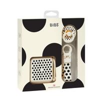 BIBS Studio dovanų rinkinys Polka Dot - Ivory / Black