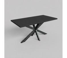 Išplečiamas valgomasis stalas SAMLE 150/190x80 cm juodas