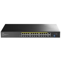 SWITCH POE FS1026PS1 24 PRIEVADŲ SFP CUDY