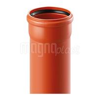 Lauko nuotekų vamzdis MAGNAPLAST PVC KG, SN4 DN160 x 4,0 L=500