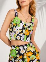 MAJE Moteriški „Crop Top“ marškinėliai