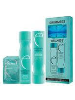 MALIBU C Apsauginis kondicionierius/šampūnas (2x266 ml) ir kt. plaukikams SWIMMERS WELLNESS COLLECTION