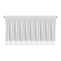 Dieninė užuolaida Luisa FBQ-02, balta sp., 200 cm x 70 cm