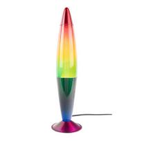 Žalios spalvos iš stiklo lavos lempa (aukštis 41,5 cm) Rainbow Rocket Lava – Leitmotiv