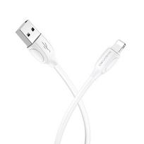USB kabelis Borofone BX19 USB-A to Lightning 1.0m baltas