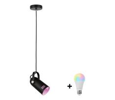 Paulmann 79766 - LED RGBW 1xE27/9W pakabinama liustra ant laido LAVEA 230V juoda