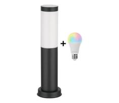 Brilagi - LED RGBW lauko šviestuvas 1xE27/9W/230V 40 cm IP44 juodas