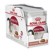 Royal Canin Instinctive In Gravy Pouch konservai katėms padaže, 85g x 12vnt.