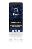 Augaliniai plaukų dažai Khadi 100 g, Grynas Indigo (melsvai juoda)