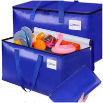 Didelis mėlynas 93 l plastikinis organizatorius N146