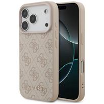 Guess 4G Classic dėklas telefonui iPhone 17 Pro - rožinis