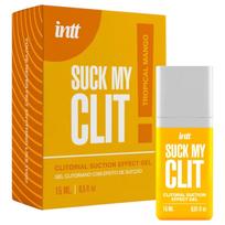 Intt Suck My Clit - klitorio stimuliuojantis gelis moterims - mango (15 ml)