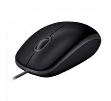 Logitech B110 Silent Laidinė pelė, USB-A, 1000 DPI, Juoda