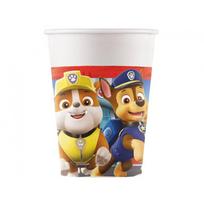 Puodeliai popieriniai „Šunyčiai patruliai – Paw Patrol Rescue Heroes“ 200 ml (8 vnt.) – šventinė atributika vaikų gimtadieniui