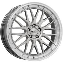 DOTZ Bilbao Silver Polished Lip R17 5x114.30 ET45 CB71.60 J8.0