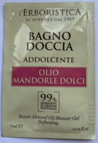 Sample Shower gel  Sweet Almond Oil   7 ml