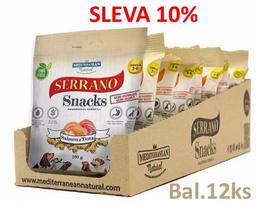 Seranas Užkandis Šuo Lašiša & Tūnas 100 g (12 vnt) NUOLAIDA 10 %, 1 vnt.