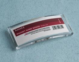 Magnetinis vardinės kortelės dėklas AXENT, 70x30 mm