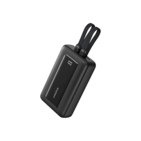 Anker Zolo Power Bank (45W, Built-In Dual USB-C Cables) | 20000 mAh | Black