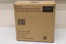 SALE OUT. Caso WaffleUp | Waffle Maker | 800 W | Number of pastry 1 | Waffle | Silver | USED, DIRTY, SCRATCHED, MISSING  SPATULA