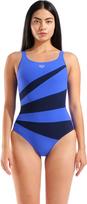 Arena shapewear isabella wing back c-cup blue s - uk32