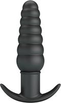 Pretty Love Ribbed Rear Pleasure analinis vibratorius - Juoda