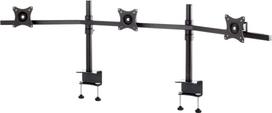 Edbak SV11 desk mount for three 19 “-27” monitors, curved | EDBAK