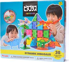 Magnetinis konstruktorius "Pythagoras", su interaktyviais dinozaurais
