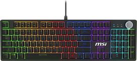 MSI FORGE GK320 RED keyboard Gaming USB QWERTY English Black