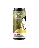 Gaivusis arbatos gėrimas KOMBUCHA GENYS, YUZU GINGER 0,44l, skardinė