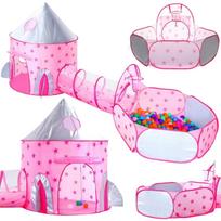 3 viename palapinė „Princess Palace XXL“ tunelio tipo namelis „Dry Palace“ WOOPIE