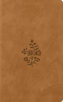 ESV Vest Pocket New Testament with Psalms and Proverbs, Red Letter (Trutone, Nubuck Caramel, Wildflower Design)