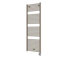 Vertaduro - Vonios kambario radiatorius su termostatu DENISE, 600 W, 154 x 50 cm, taupe