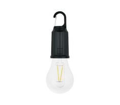 LED saulės įkraunamas žibintas LUMINA LUMO LED/USB 300 mAh juodas