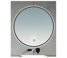Brilagi - LED vonios veidrodis VENA BLACK LED/19W/230V 60 cm IP44 CRI 90, reguliuojamas + CCT