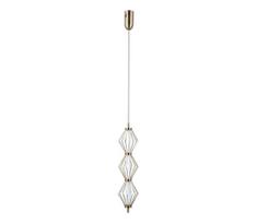ITALUX PND-34403-3V-HBR - pakabinama LED liustra SEVILLA LED/15W/230V 3000K, auksinė