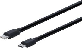 Fuj:tech 908650 USB-C to Micro-B cable 2m, Black